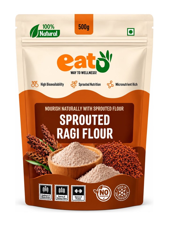 Eato Sprouted Ragi Flour pack