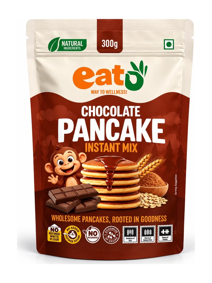 Eato Chocolate Pancake Mix pack