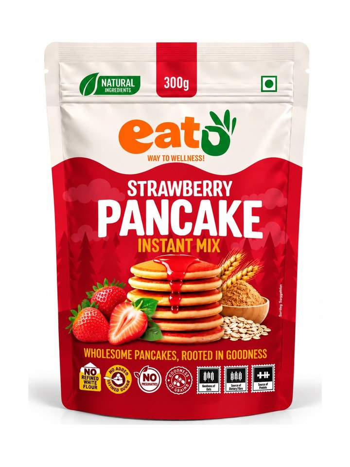 Eato Strawberry Pancake Mix pack